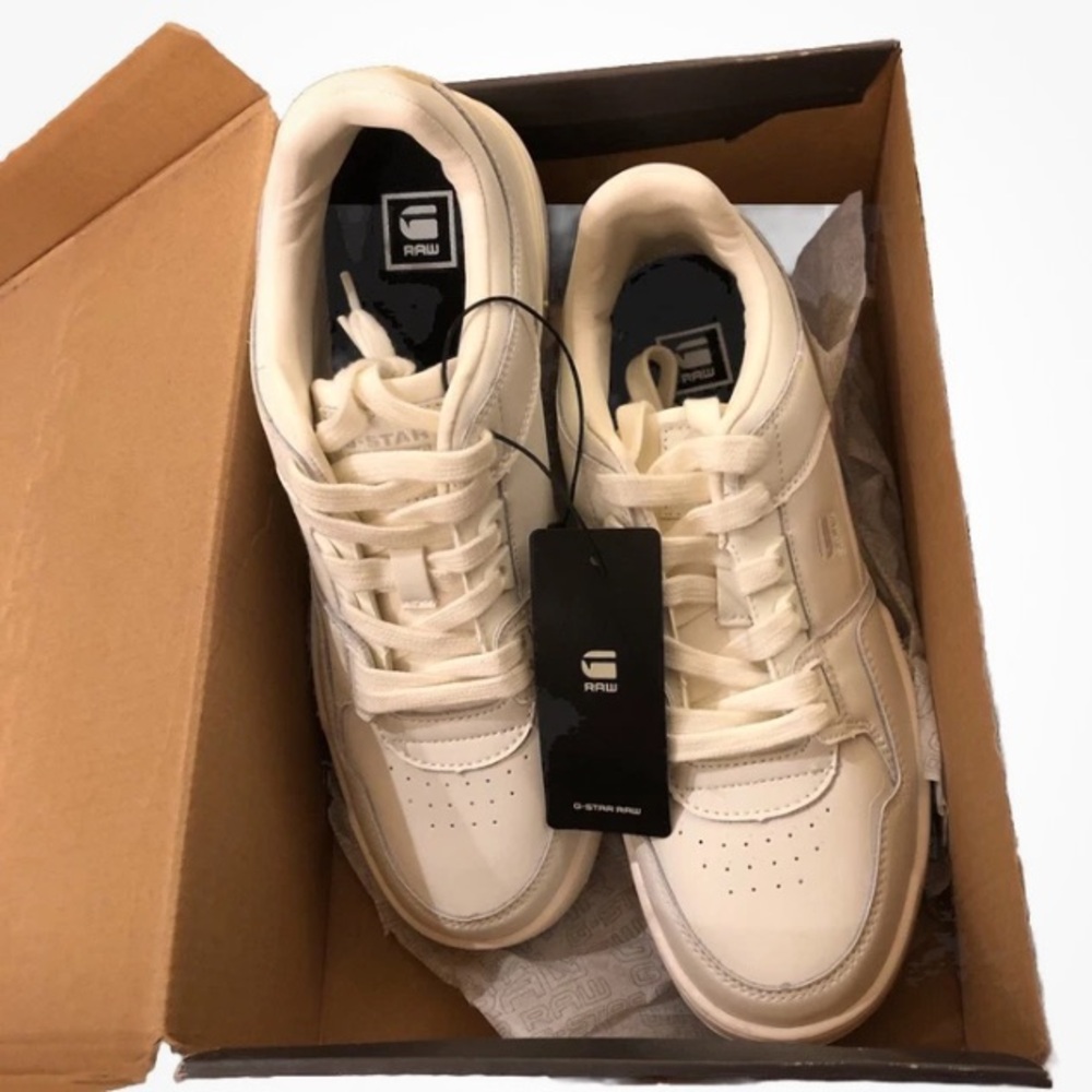 G-Star Cream Low-Top Sneakers for Women